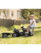 SMOBY Tractor cu pedale si remorca Farmer XL negru