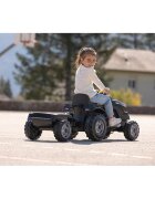 SMOBY Tractor cu pedale si remorca Farmer XL negru