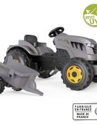 SMOBY Tractor cu pedale si remorca Stronger XXL gri