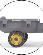 SMOBY Tractor cu pedale si remorca Stronger XXL gri