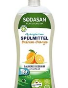SODASAN Detergent vase lichid cu balsam bio portocala 1L