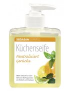 SODASAN Sapun lichid bio bucatarie pentru scos mirosuri si degresat maini 300 ml