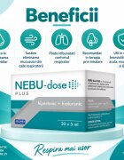 Solinea Solutie pentru inhalare Nebu-dose Plus cu clorura de sodiu 3 si acid hialuronic 30 fiole x 5 ml