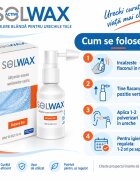 Solinea Spray auricular Solwax Active pentru indepartarea cerumenului si igiena urechii 15 ml
