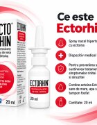 Solinea Spray nazal hipertonic Ectorhin cu ectoina pentru rinita si sinuzita 20 ml