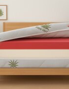 Somnart Husa matlasata pentru saltea Aloe Vera lavabila detasabila 100x200x25 cm