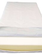 Somnart Husa matlasata pentru saltea lavabila detasabila si cu fermoar 100 x 200 x 18 cm