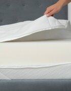 Somnart Husa pentru saltea Ultrasleep matlasata cu fermoar alb 4 laturi 180 x 200 x 18 cm