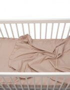 Somnart Lenjerie pentru patut 120x60 cm Roz din bumbac brodata cu 3 piese