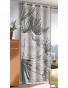 Somnart Perdea cu inele Harco Alb Gri L135 x H245 cm