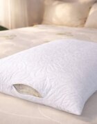 Somnart Perna ajustabila din microfibra Somnia 50x70 cm alb