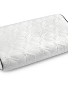 Somnart Perna anatomica cu memorie Silver Memory cu husa detasabila si lavabila 30 x 50 cm