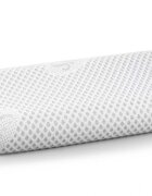 Somnart Perna anatomica cu memorie Silver Memory cu husa detasabila si lavabila 30 x 50 cm
