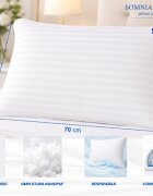 Somnart Perna clasica din nanofibra Somnia Elite Damasc 50 x 70 cm