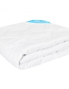 Somnart Pilota antiacarieni Somnomed din microfibra alba cu umplutura de primavaratoamna 200 gsm 120x200 cm