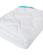 Somnart Pilota de iarna antiacarieni Somnomed din microfibra alba 140 x 200 cm 400 gsm