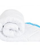 Somnart Pilota de iarna antiacarieni Somnomed din microfibra alba 140 x 200 cm 400 gsm