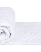 Somnart Pilota de vara Belina din microfibra lavabila alba 180 x 200 cm