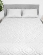 Somnart Pilota de vara Belina din microfibra lavabila alba 180 x 200 cm