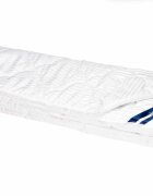 Somnart Pilota de vara din microfibra striata cu model lacrimi alba 150 x 200 cm 200 g
