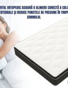 Somnart Saltea cu arcuri si memorie Somnexpert top confort 140x200x30 cu topper integrat