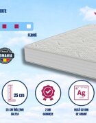Somnart Saltea cu arcuri Silver Protect 4 hotel 180x200x25 cm ortopedica