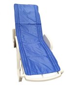 Somnart Saltea cu interior de vatelina 60x190x1 cm pentru sezlong cu husa impermeabila bleumarin