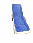 Somnart Saltea cu interior de vatelina 60x190x1 cm pentru sezlong cu husa impermeabila bleumarin