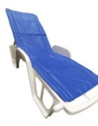Somnart Saltea cu interior de vatelina 60x190x1 cm pentru sezlong cu husa impermeabila bleumarin