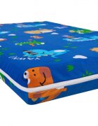 Somnart Saltea cu memorie Memory 70x140x10 cm husa impermeabila model dinozauri
