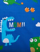 Somnart Saltea cu memorie Memory 70x140x10 cm husa impermeabila model dinozauri