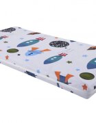 Somnart Saltea cu memorie Memory 70x140x10 cm husa impermeabila model Rachete