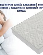 Somnart Saltea cu memorie si arcuri Silver Evolution Pocket Spring 120 x 200 x 30 cm cu husa tricot silver