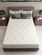 Somnart Saltea cu memorie si arcuri Silver Evolution Pocket Spring 120 x 200 x 30 cm cu husa tricot silver