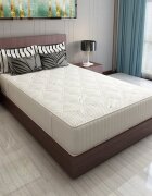 Somnart Saltea cu memorie si arcuri Silver Evolution Pocket Spring 200 x 200 x 30 cm cu husa tricot silver