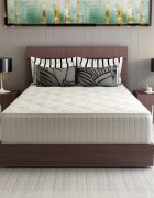 Somnart Saltea cu memorie si arcuri Silver Evolution Pocket Spring 200 x 200 x 30 cm cu husa tricot silver