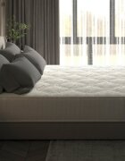 Somnart Saltea cu memorie Silver Relax 140 x 200 x 24 cm cu husa tricot silver