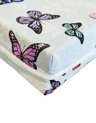 Somnart Saltea cu spuma poliuretanica Ortopedica 70x140x10 cm husa impermeabila model fluturi