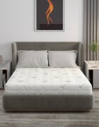 Somnart Saltea din spuma poliuretanica Confort 4Family Aloe Vera 160 x 200 x 14 cm cu husa detasabila