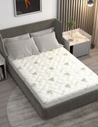 Somnart Saltea din spuma poliuretanica Confort 4Family Aloe Vera 160 x 200 x 14 cm cu husa detasabila