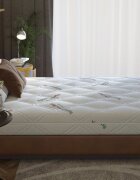 Somnart Saltea din spuma poliuretanica HypoallergenicMed Antibacteria 90 x 200 x 18 cm cu husa detasabila