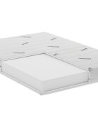 Somnart Saltea din spuma poliuretanica Somnomed Antiacaria 140 x 200 x 20 cm cu husa detasabila