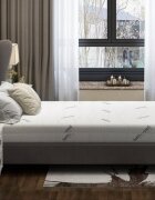 Somnart Saltea din spuma poliuretanica Somnomed Antiacaria 140 x 200 x 20 cm cu husa detasabila