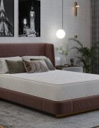 Somnart Saltea ortopedica Dorma 90 x 200 x 20 cm cu arcuri si husa matlasata
