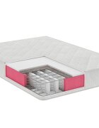Somnart Saltea ortopedica Dorma 90 x 200 x 20 cm cu arcuri si husa matlasata