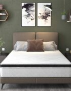 Somnart Saltea superortopedica Fermo 140 x 200 x 30 cm cu arcuri si husa matlasata