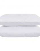 Somnart Set 2 perne ajustabile din microfibra Somnia 50x70 cm alb