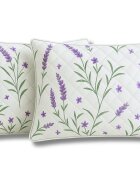 Somnart Set 2 perne Lavanda confort matlasate 50 x 70 cm