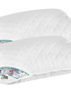 Somnart Set 2 perne medicinale hipoalergenice din poliester lavabile 40 x 40 cm