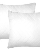 Somnart Set 2 perne Pur Confort matlasate 60 x 60 cm
